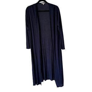 Invoire Cardigan Womens Large Long Lightweight Open‎ Front Duster Sweater